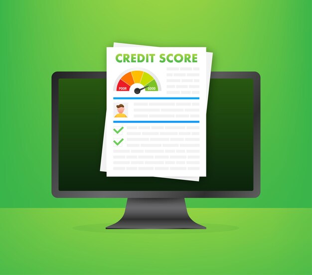A split screen showing a credit report before and after correction of errors, with a checkmark highlighting the corrected version.