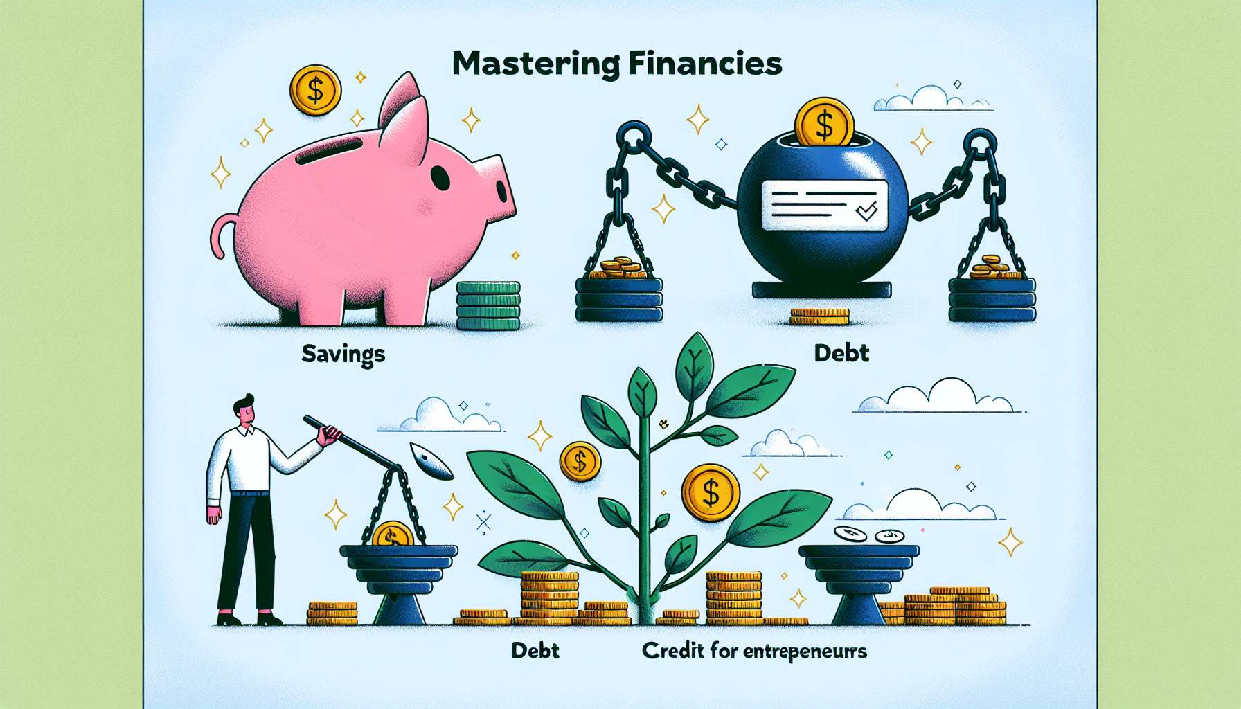 Gestiona tu Dinero: Ahorro, Deuda y Crédito para Emprendedores